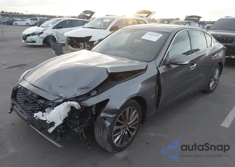 2018 Infiniti Q50 3.0T Luxe from USA, damaged, VIN JN1EV7AR2JM438271